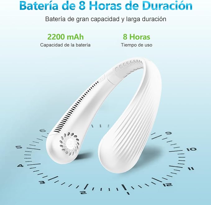 Ventilador de cuello portátil