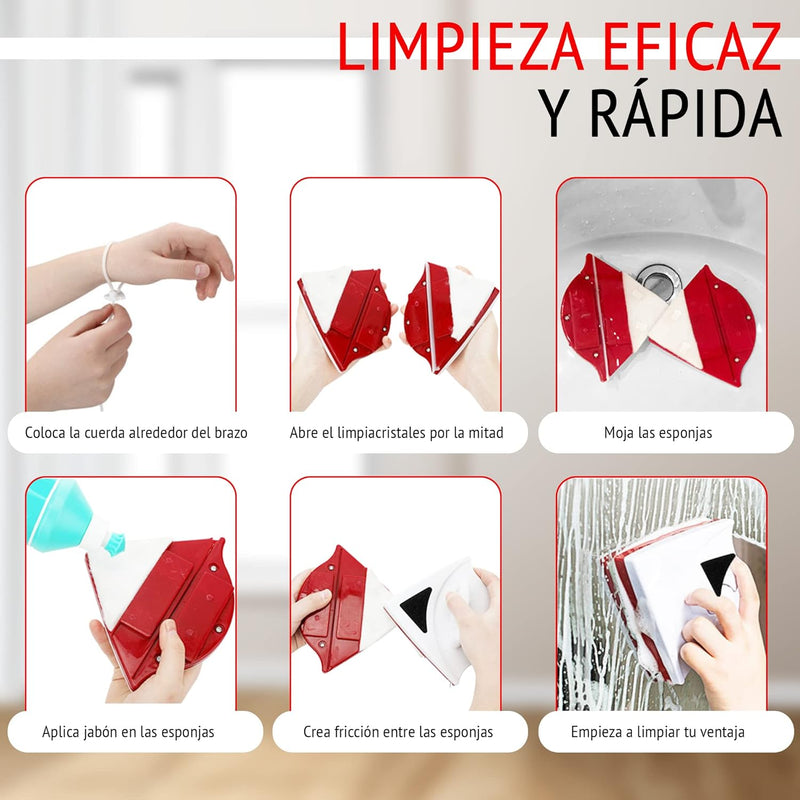 Limpiador Magnético de Ventanas