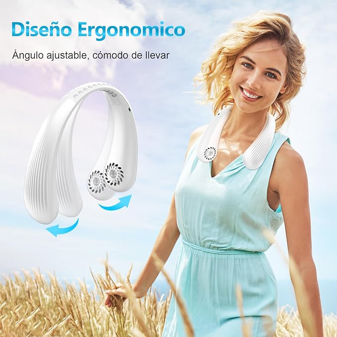 Ventilador de cuello portátil